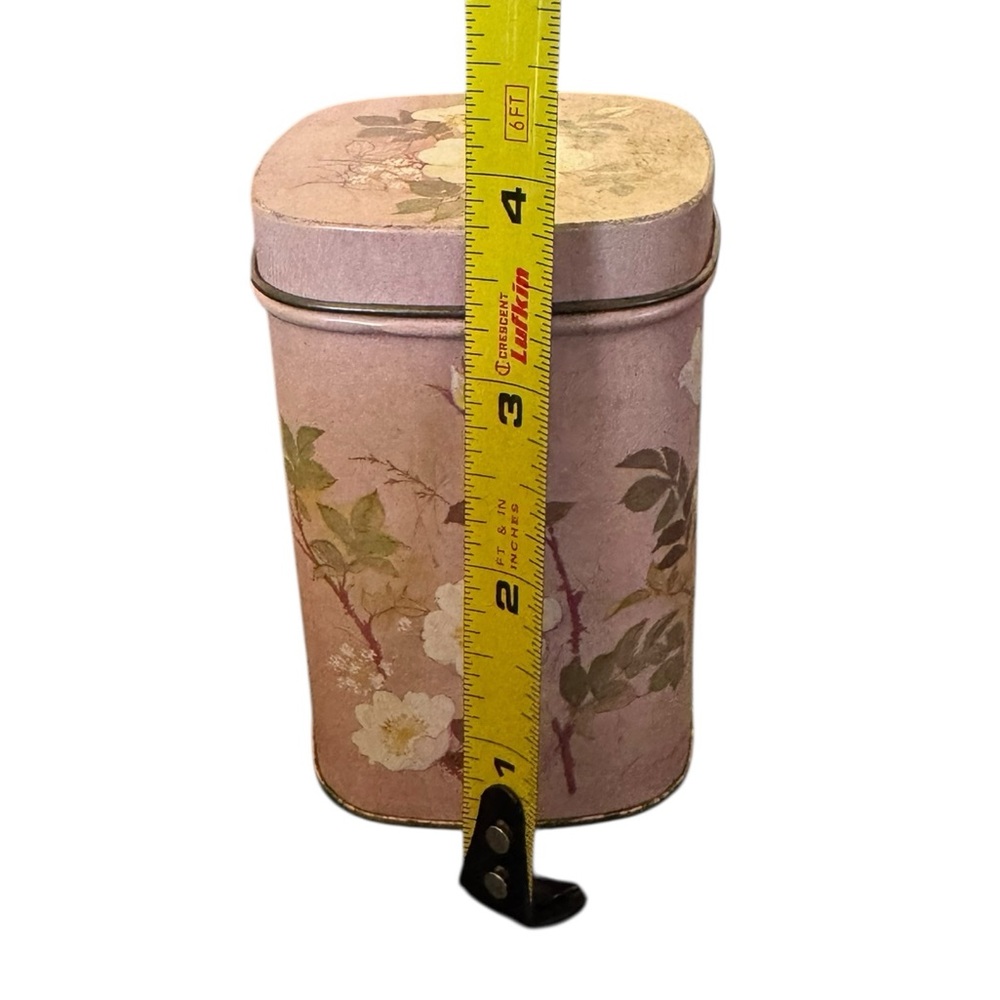 Small Floral Decorative Tin - Picture 9 of 9